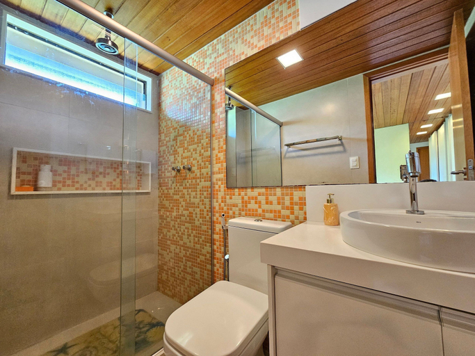 Bathroom 3, Lindos Bangalôs - Carneiros Beach Resort, Tamandaré