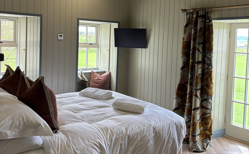 Bedroom 3, The Lodges at Barra Castle, Aberdeenshire