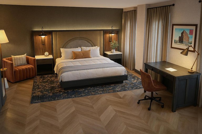 Bedroom 3, Hampton Inn & Suites Birmingham-Downtown-Tutwiler, Jefferson