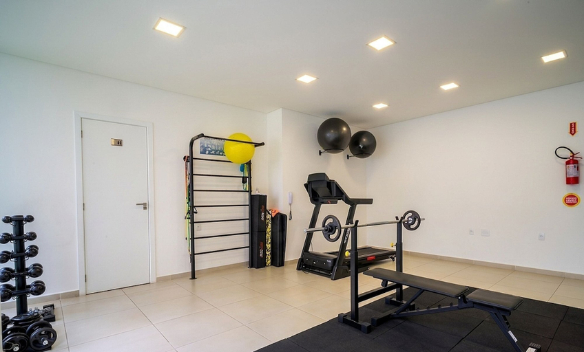 Fitness facility 5, Apt Close to Beach & Floripa Shopping [eaz305], Florianopolis