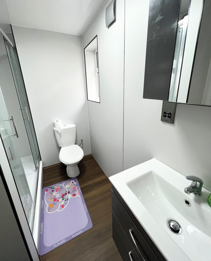 Bathroom 2, OYO Welsh Holiday Accommodation - Modern Stay, Pembrokeshire