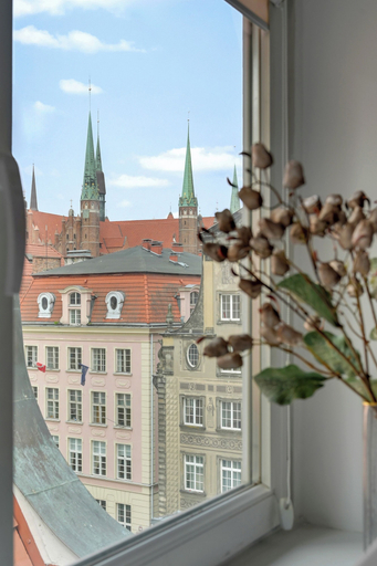 City view from property, Old Town Family Długa Living by Downtown Apartments, Gdańsk City