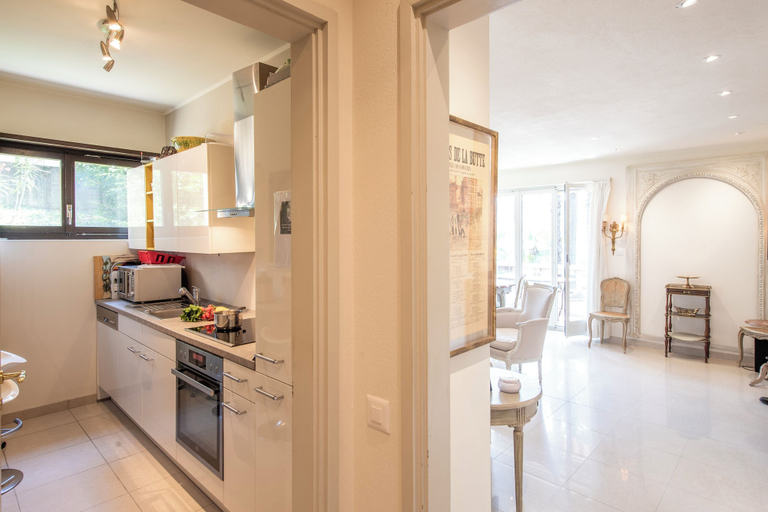 Private kitchen 3, Queen Lake View Apartment With Terrace, Lugano