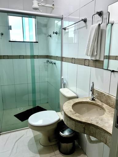 Bathroom 3, Hotel Durma Bem, Castanhal