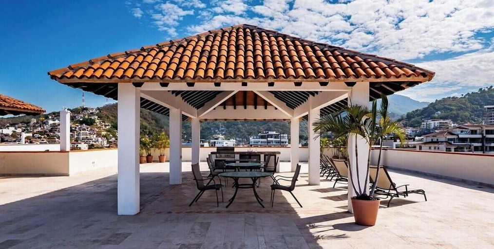 Outdoor dining 2, Ocean View 2Br Condo-balcony-beach-pool - 212, Puerto Vallarta