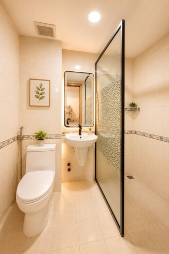 Bathroom, Đào gia 2 Hotel & Apartment, District 7