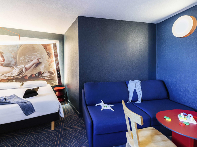 Bedroom 3, Ibis Styles Le Mans South Station, Sarthe