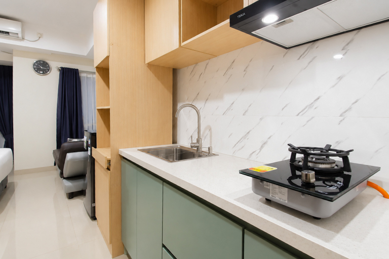 Others 4, Airy Contemporary Studio at Grand Sungkono Lagoon Apartment By Travelio, Surabaya