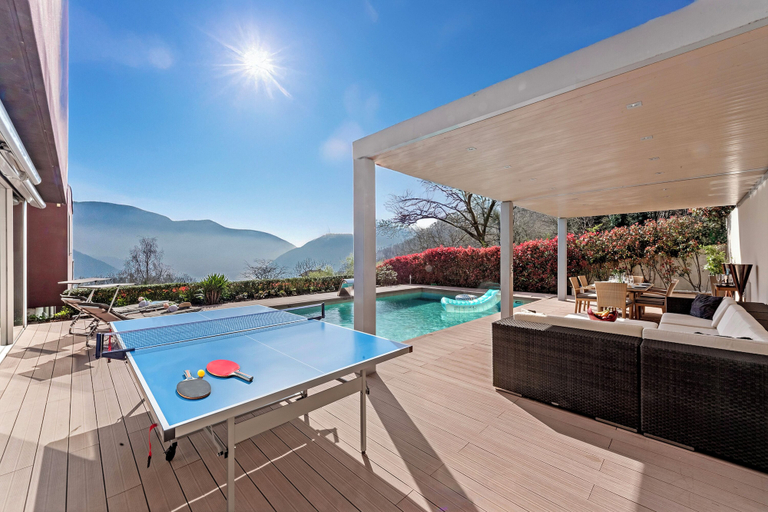 Outdoor dining 3, Villa Dolce Vita With Private Pool, Lugano