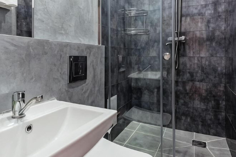 Bathroom 5, Aykun Hotel, Almaty