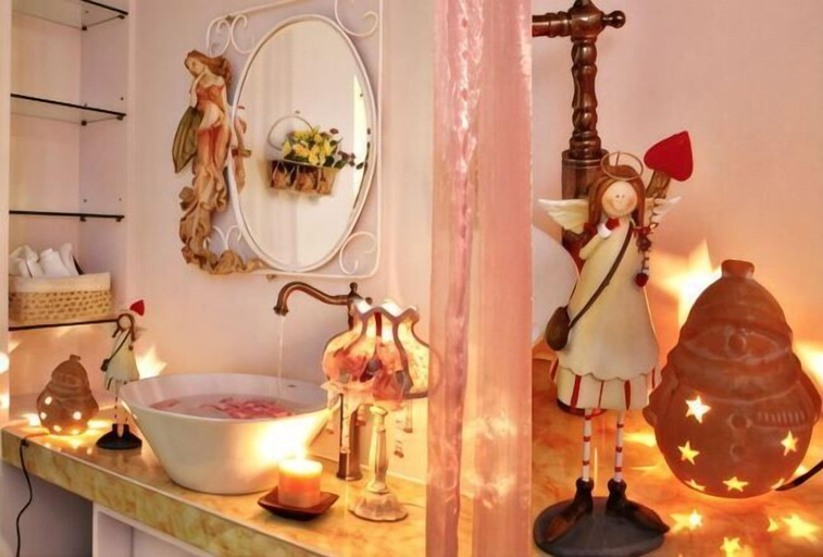 Bathroom 4, Lotus Hostel Beicheng Zhuang, Yilan