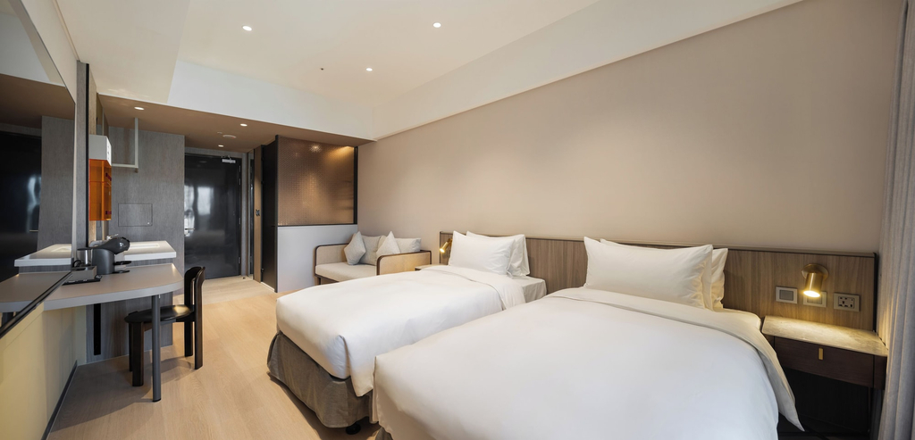 Room 4, boutech hotel Banqiao Yellowstone, New Taipei City