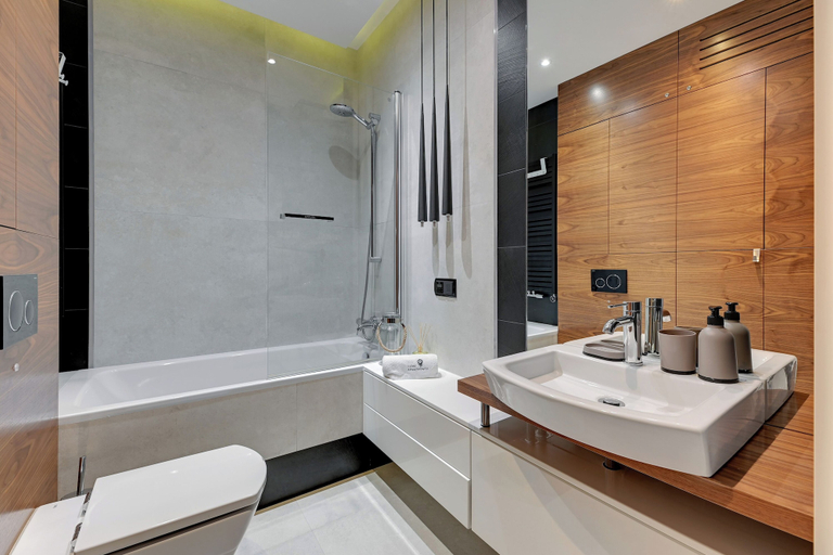 Bathroom 4, Helsinki Luxury Apartment Sopot, Gdańsk City
