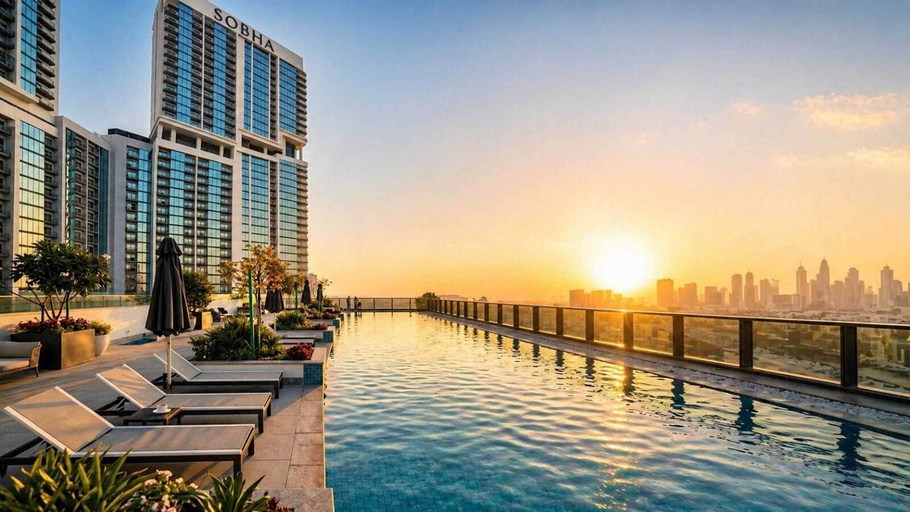 Pool, casa perfetta, Dubai