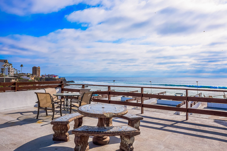 Outdoor dining, Dog-friendly Beachfront Villa With Pool & hot tub Access Plus Rooftop Deck, Tijuana