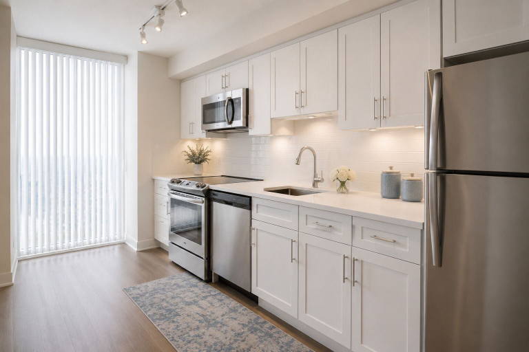 Private kitchen, Asteron Urban Stay, Toronto