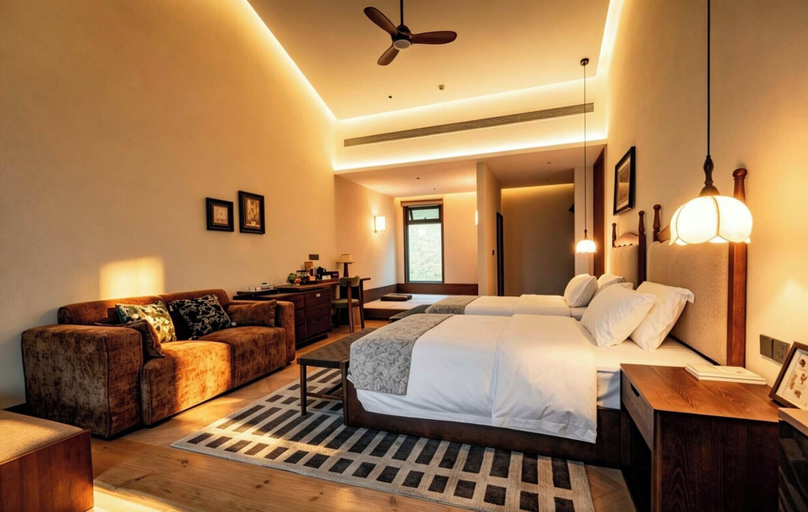 Room 2, Huaying Shili Fangfei Hongyan Meicun, Guang'an