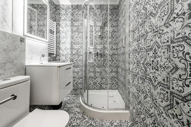 Bathroom, ShortStayPoland Warecka B193, Warsaw