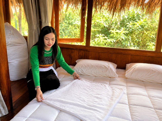 Room 3, Mai Chau Ecohouse, Mai Châu