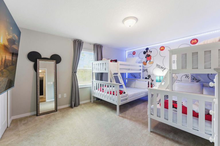 Room 4, Themed Disney Home w/ Pool & Game Room, Osceola
