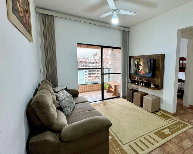 Living area, Residencial Plaza D'Argenti, São Vicente