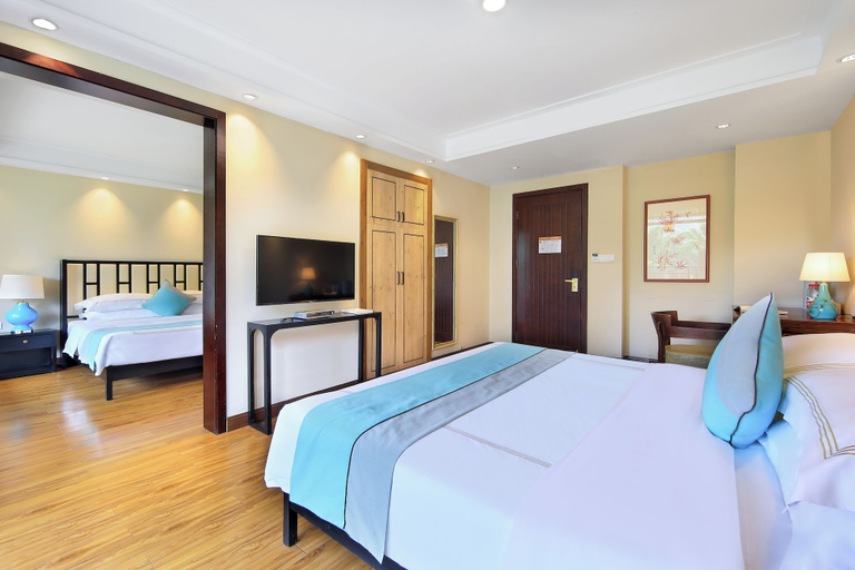Bedroom 3, Yangshuo Lijiang Island Riverside Resor, Guilin