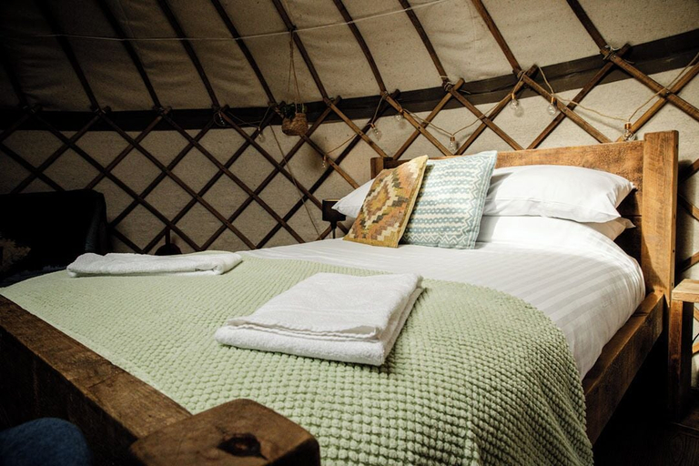 Bedroom 3, Kelburn Yurts, North Ayrshire