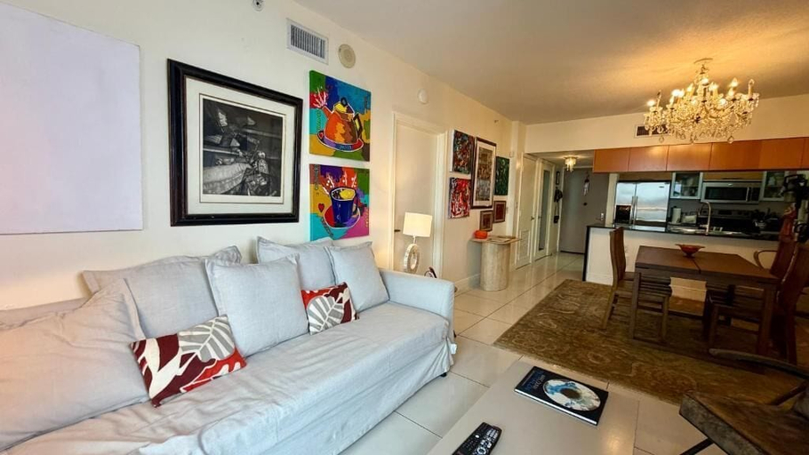 Living area 2, Urban One Retreat, Miami-Dade
