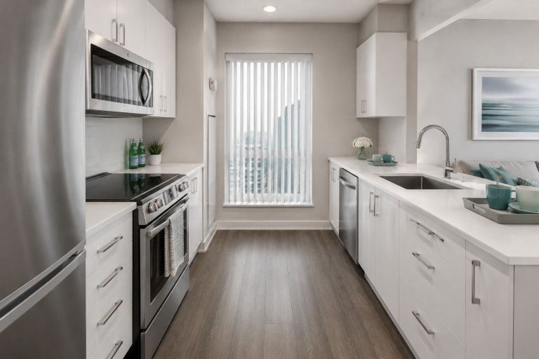 Private kitchen, The Monarch Hotel, Toronto
