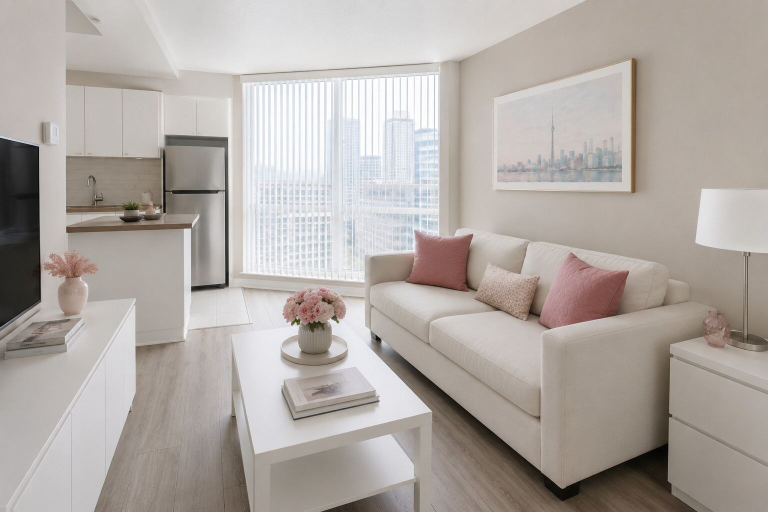 Living area 3, CityZen Victoria Stay, Toronto