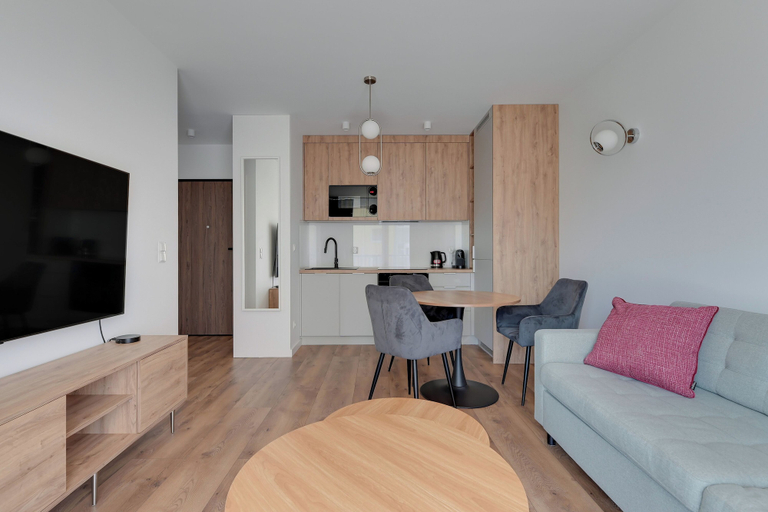 Room 3, Młoda Polska Apartments with parking, Sopot