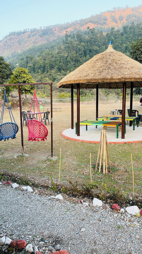 Outdoor dining 3, Upasana The Riverside Resort, Almora