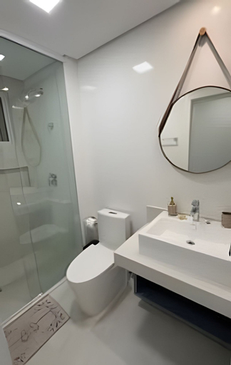 Bathroom 2, Apartamento no centro de Foz do Iguaçu, Foz do Iguaçu