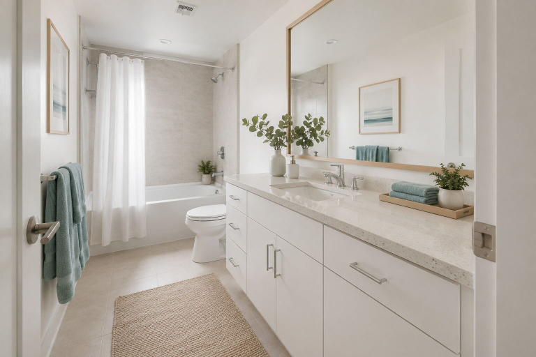 Bathroom, The J-Line Suites, Toronto
