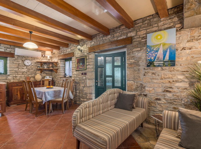 Living room 4, Rustical Stone House Kanfanar With Pool, Kanfanar