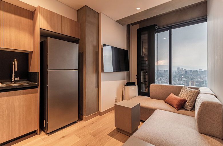 Living area 5, University Tower Kukun Apartments, Mexico City