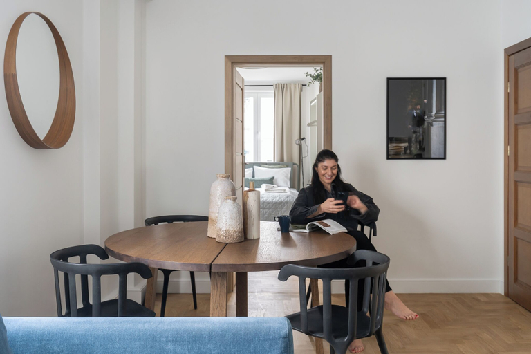 Dining, MEWA - apartament dla rodziny w Sopocie, Gdańsk City