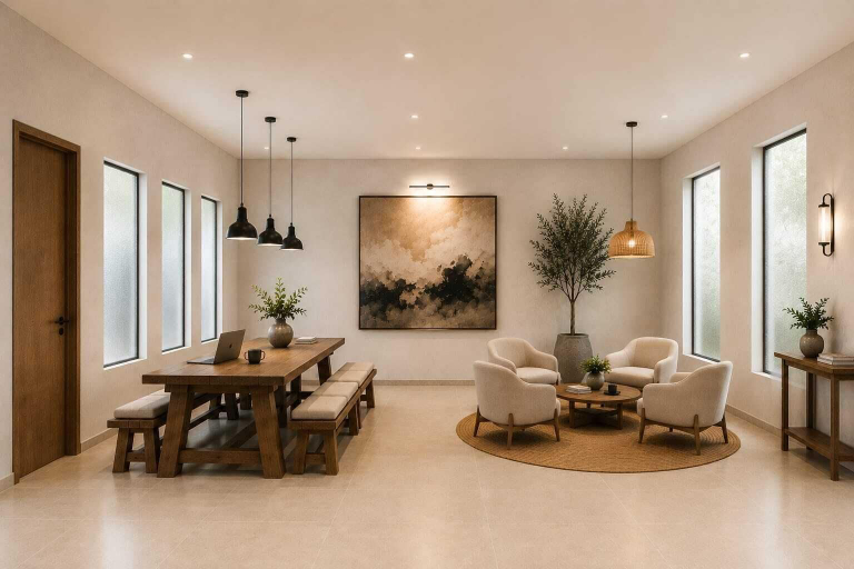 Lobby sitting area, Ormos Piraeus, Attica