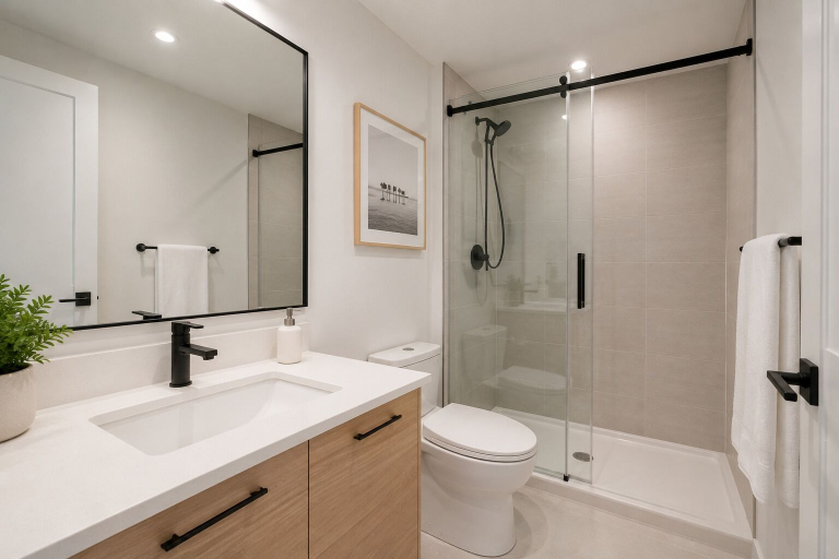 Bathroom, The Quayside Grand, Toronto