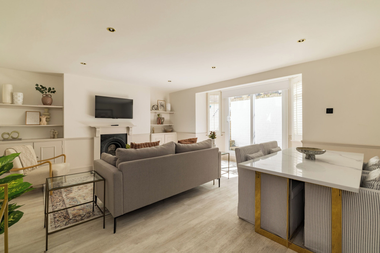 Living area 2, Brass & Shaker Clapham, London