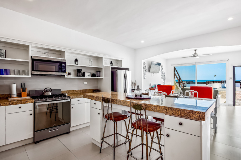 Private kitchen 3, Dog-friendly Villa With Heated Pool, Hot Tub, Streaming, Partial Ocean Views, Tijuana