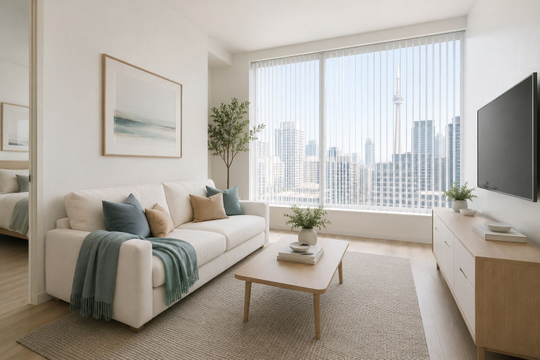 Living area 5, The J-Line Suites, Toronto