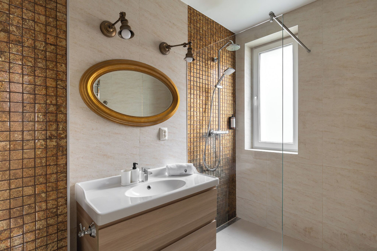 Bathroom 2, MEWA - apartament dla rodziny w Sopocie, Gdańsk City
