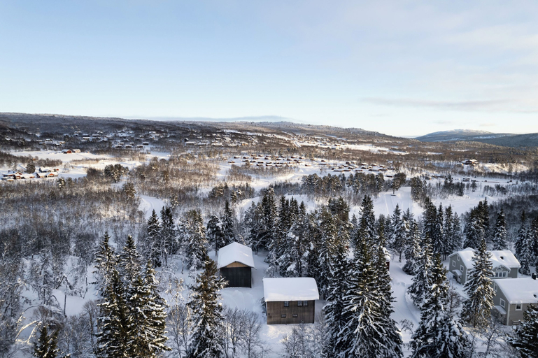 Aerial view 2, Gamla Wallesvägen 10 - Bruksvallarna, Härjedalen