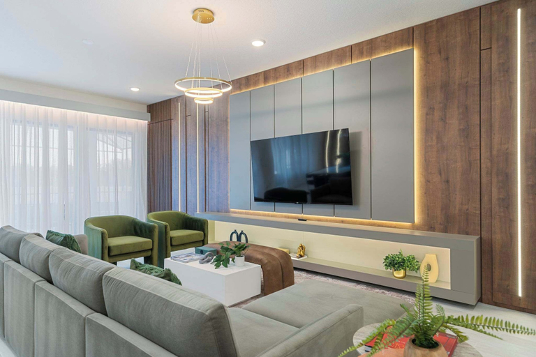 Living area 3, Themed 10bd Family Home w/ Private Pool & Game Room, Orange