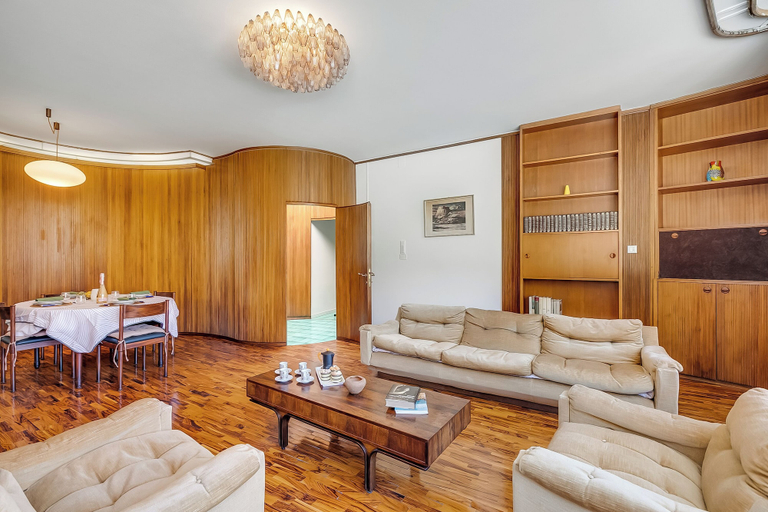 Living area 4, The Arco Round House With Terrace & Parking, Trento