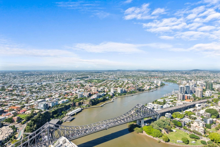 View from room, Arabian Nights-Level 60-Meriton Suites, Brisbane