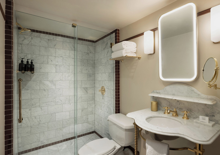 Bathroom 5, The Driskill, in The Unbound Collection by Hyatt, Travis