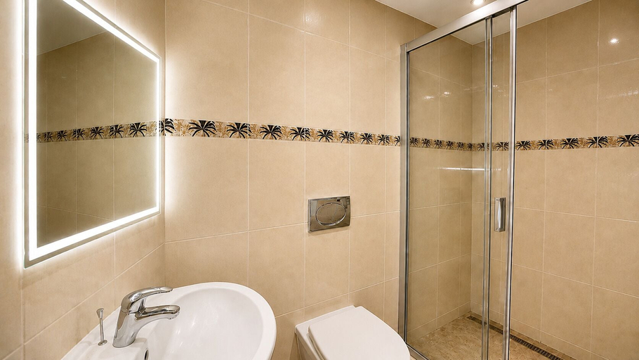 Bathroom 4, Ground Floor Apartment, Praha 3