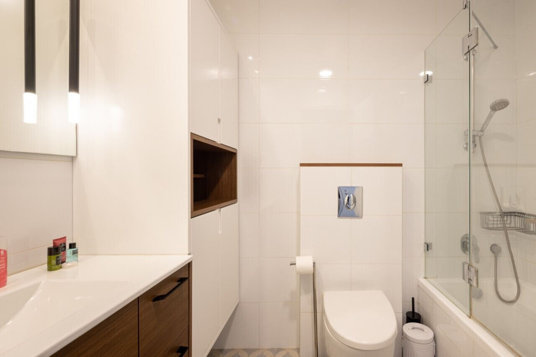 Bathroom, MAMAD - Modern Cozy Dream by Sea N' Rent
